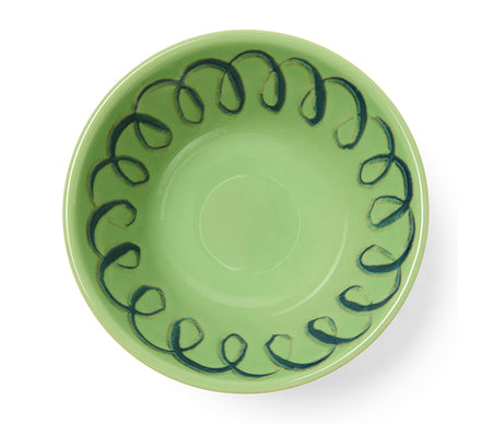 Amalfi Stoneware Berry Bowl - Green