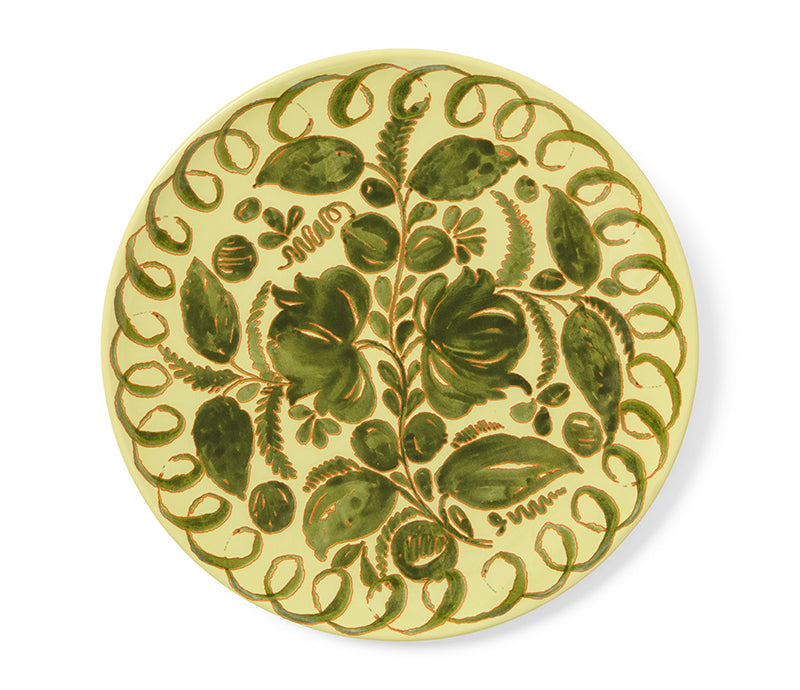 Amalfi Stoneware Dinner Plate - Lime