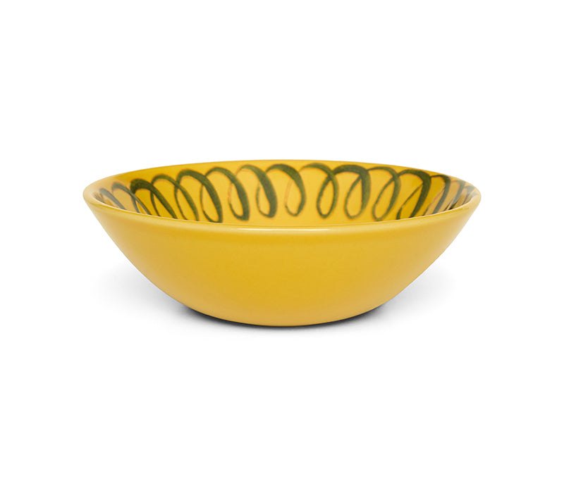 Amalfi Stoneware Cereal Bowl - Mustard