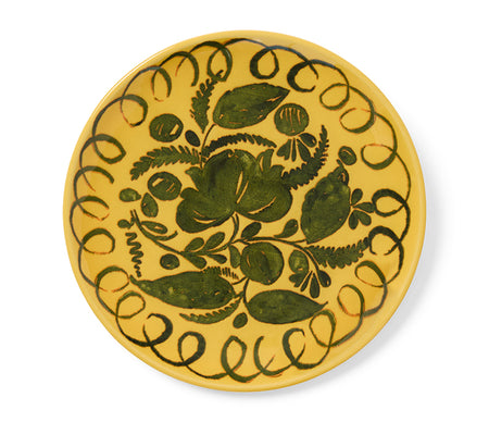 Amalfi Stoneware Dessert Plate - Mustard