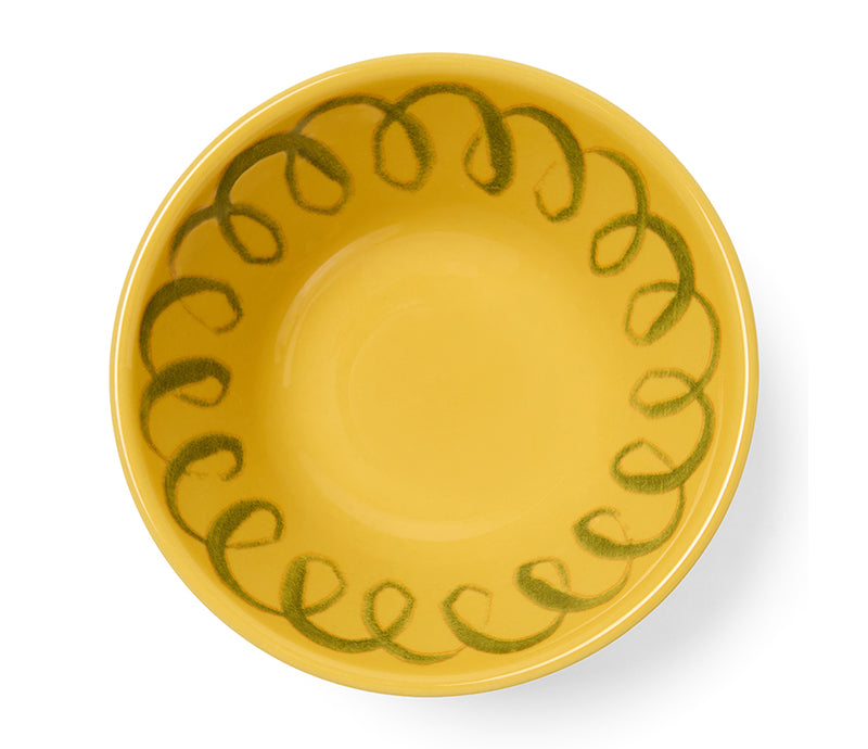 Amalfi Stoneware Berry Bowl - Mustard