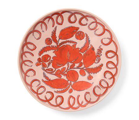 Amalfi Stoneware Pasta Bowl - Pink