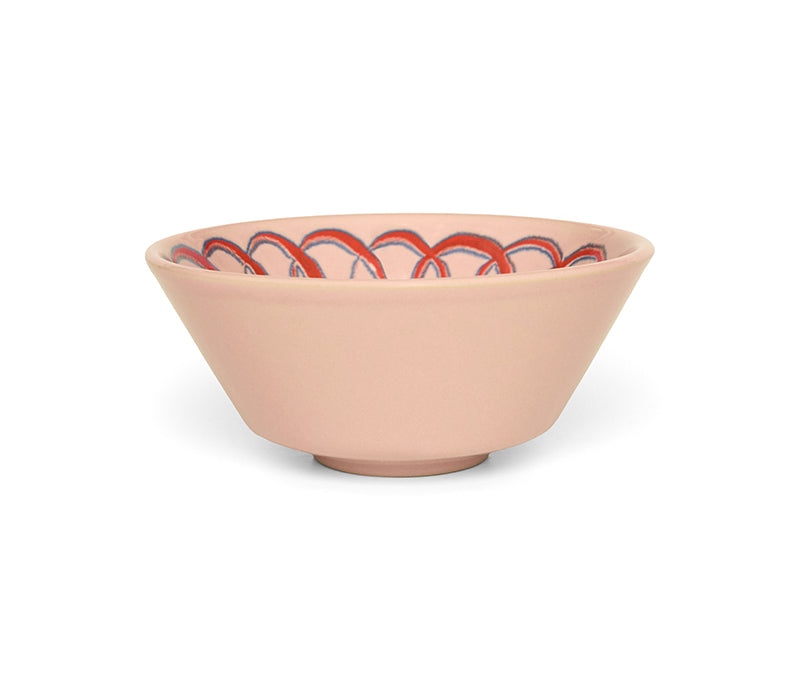 Amalfi Stoneware Berry Bowl - Pink