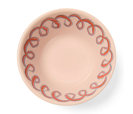 Amalfi Stoneware Berry Bowl - Pink