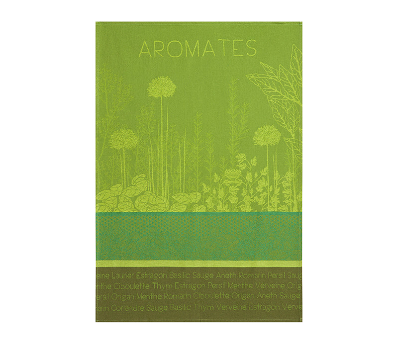 Coucke Aromates du Jardin Tea Towel