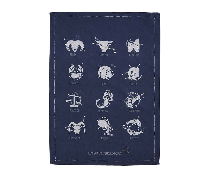 Coucke Les Signes Astrologiques Tea Towel