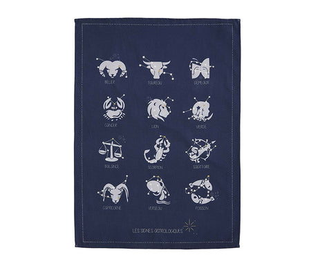 Coucke Les Signes Astrologiques Tea Towel