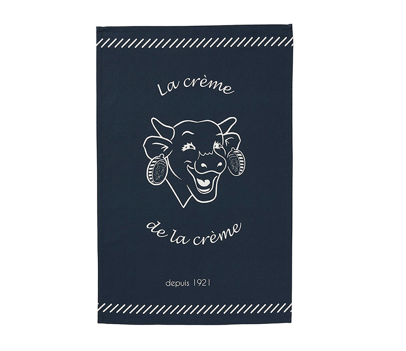 Coucke La Vache Qui Rit La Crème de la Crème Tea Towel