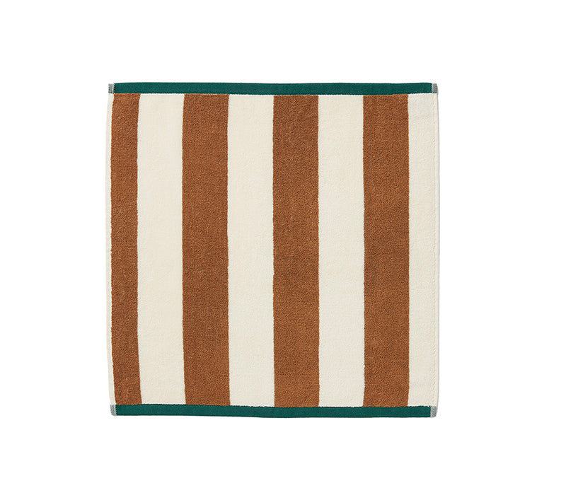 Coucke Rivage Ocre/Kaki Terry Tea Towel