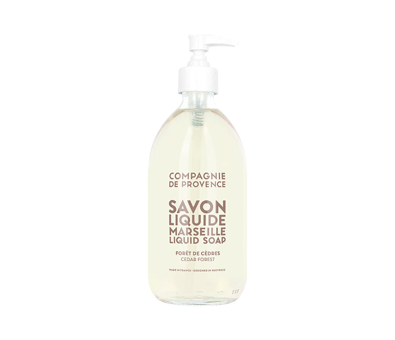 Compagnie de Provence 500mL Marseille Liquid Soap Cedar Forest