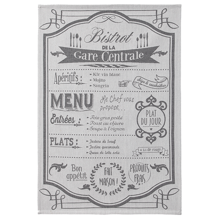 Coucke Au Menu Tea Towel