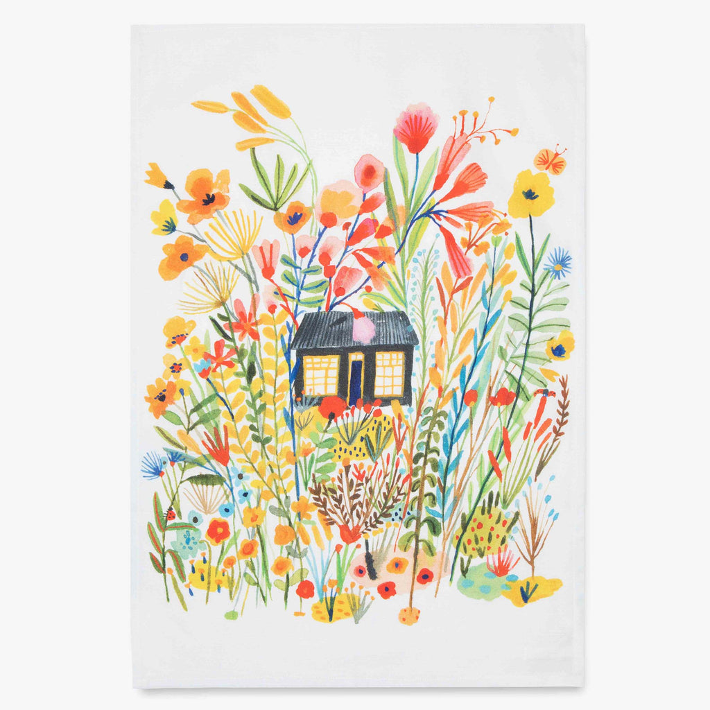 Bon|Artis Black Cottage Tea Towel
