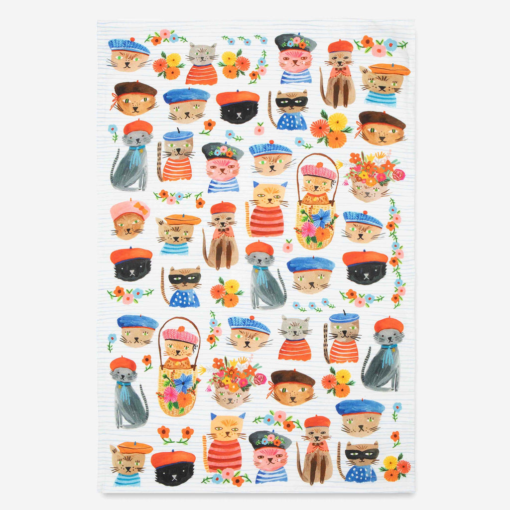 Bon|Artis Ooh La La Cats Meow Tea Towel