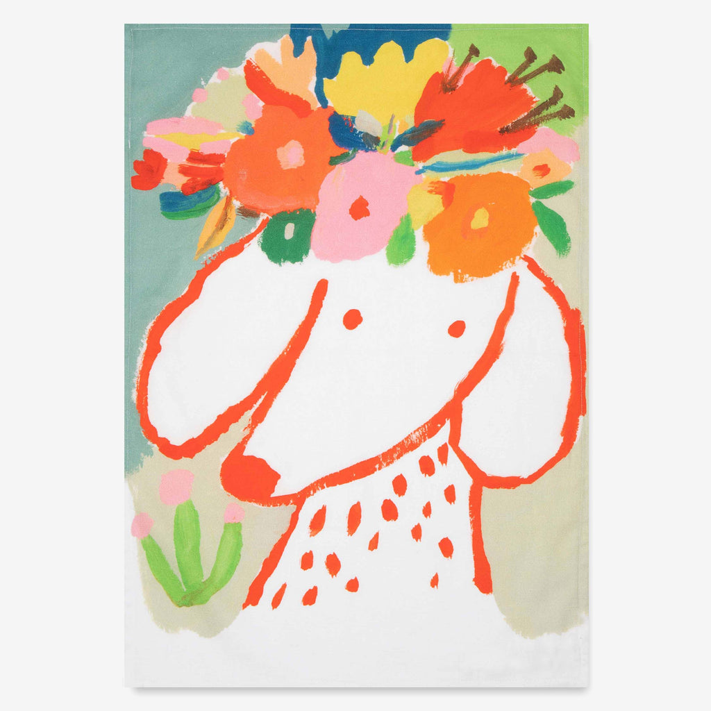 Bon|Artis Red Dog Tea Towel