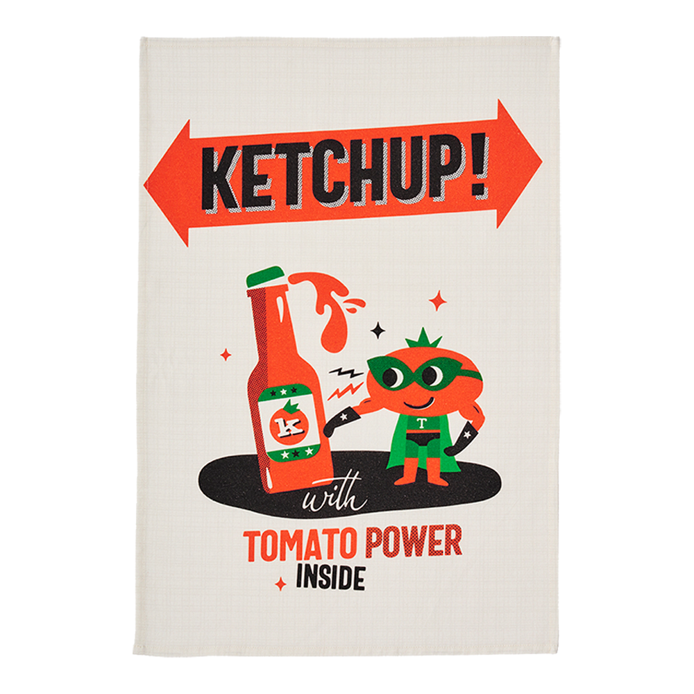 Torchon Coucke Ketchup/Tomate Power