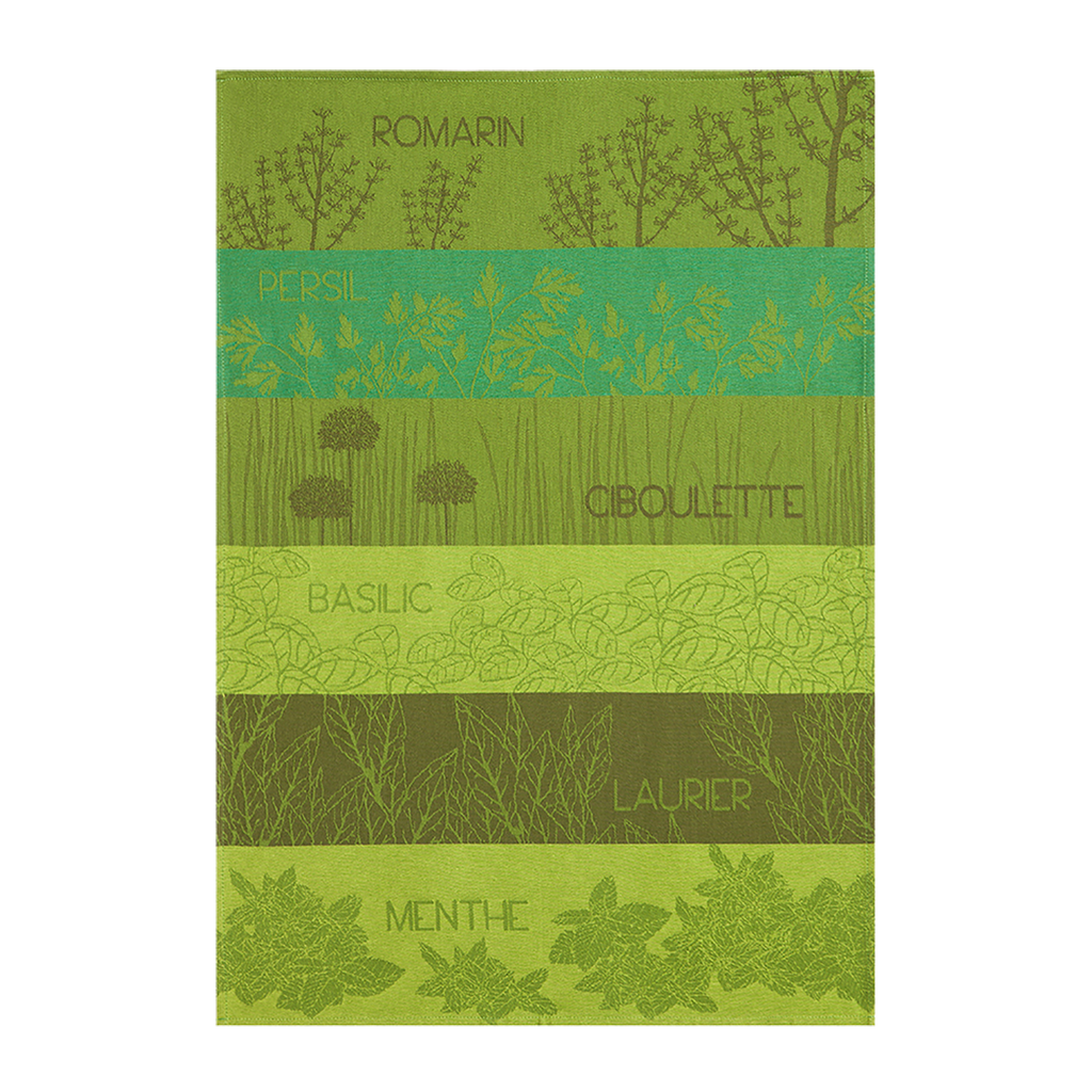 Coucke Herbes Aromatiques Tea Towel