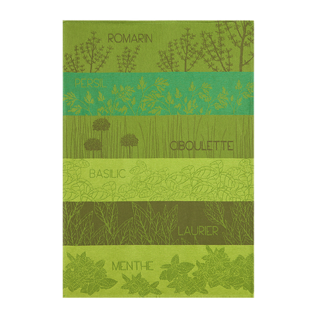 Coucke Herbes Aromatiques Tea Towel
