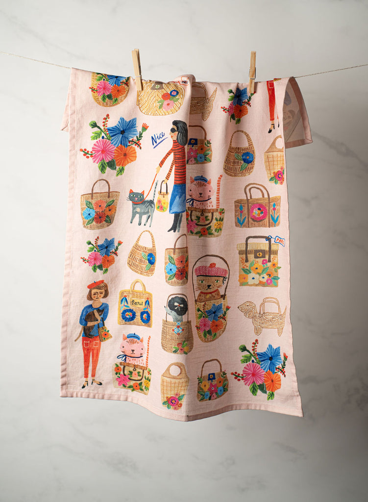 Bon|Artis Ooh La La Cats Tea Towel
