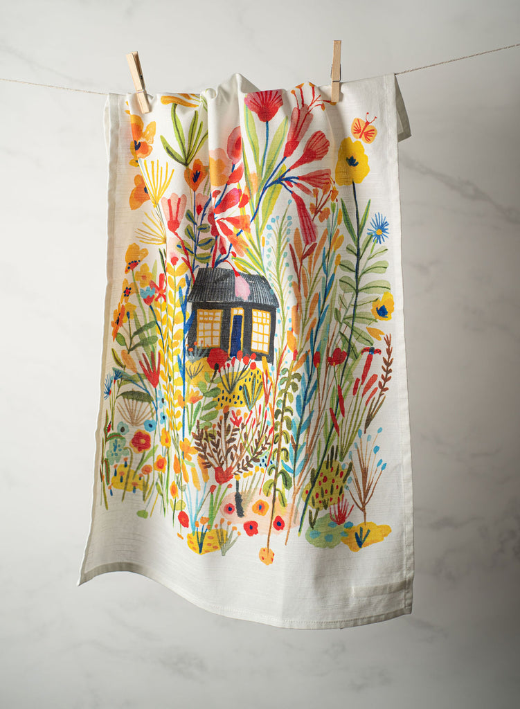 Bon|Artis Black Cottage Tea Towel