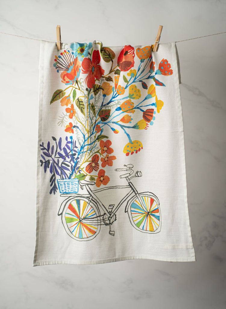 Bon|Artis Bike Baskets Tea Towel