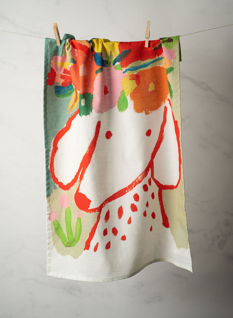 Bon|Artis Red Dog Tea Towel