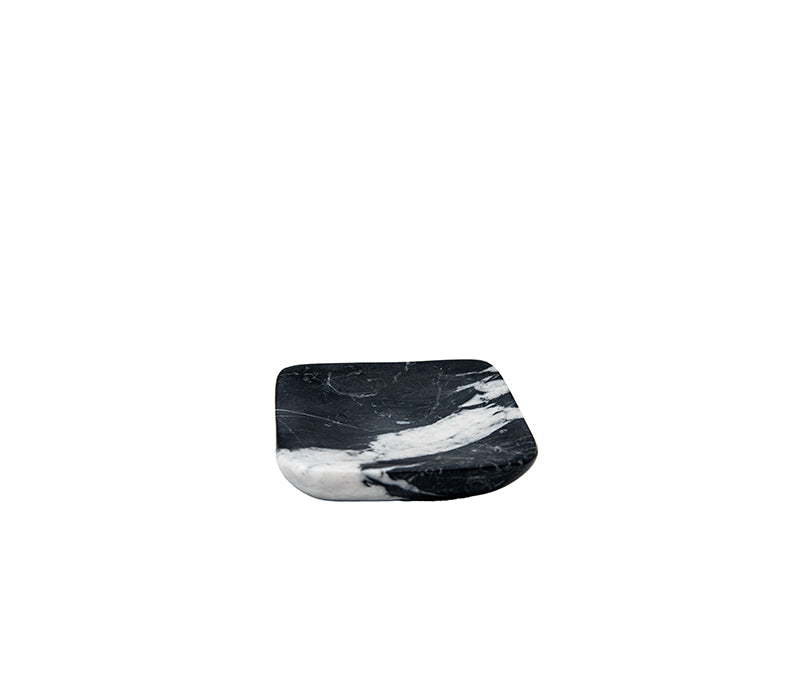 Belle de Provence Square Black Marble Soap Dish - Lothantique Canada