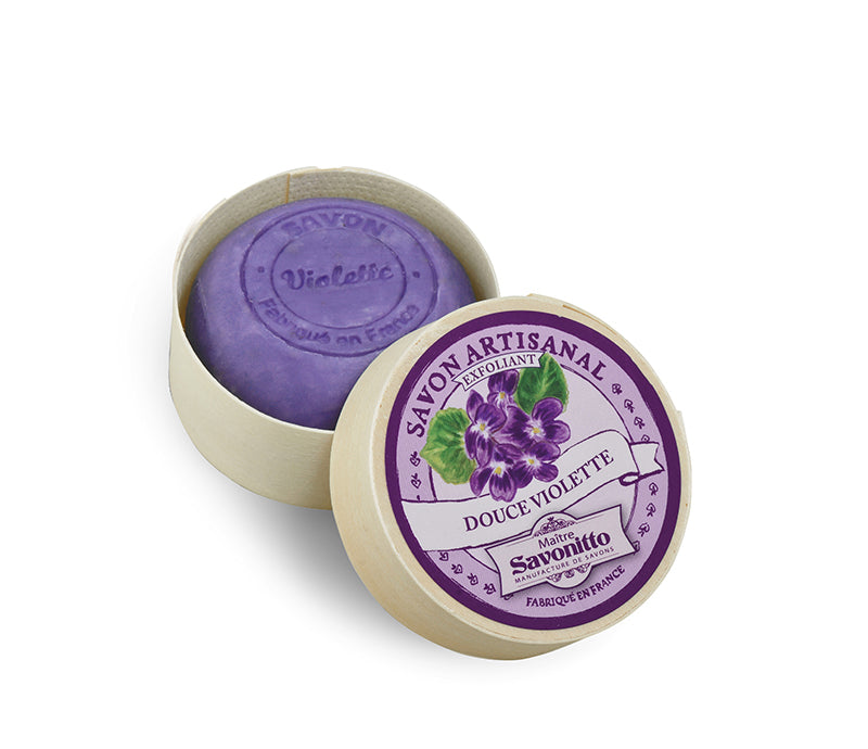 Maître Savonitto Exfoliating Violet Soap 100g
