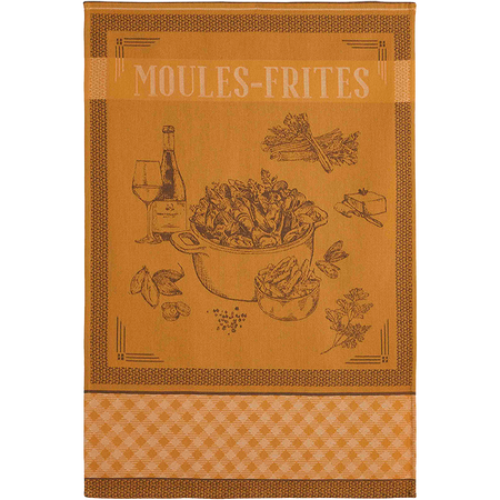 Coucke Moules Frites Tea Towel