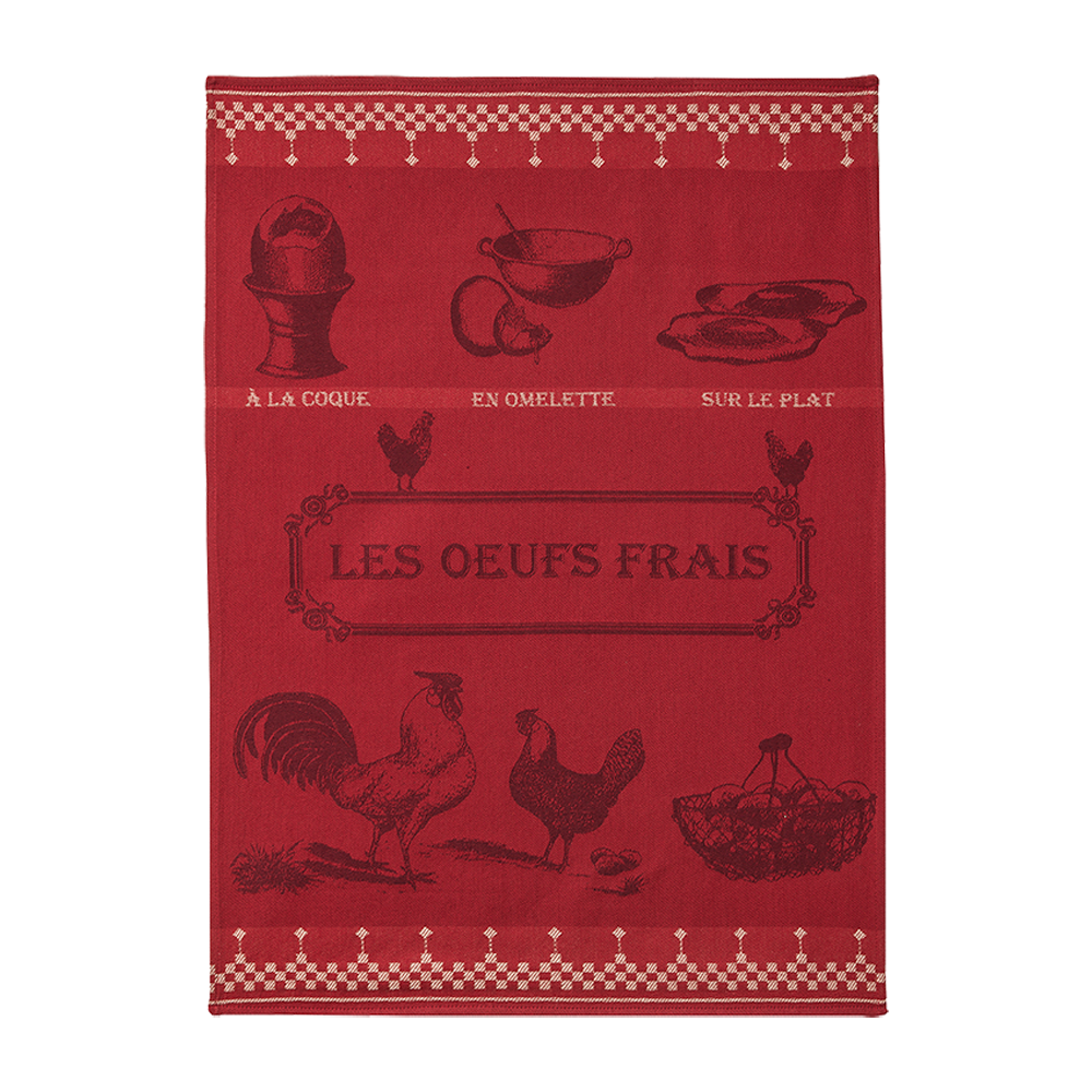 Torchon Coucke Oeufs Frais