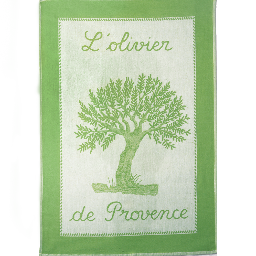 Coucke Olivier Almond Green Tea Towel
