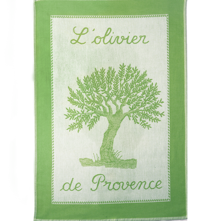 Coucke Olivier Almond Green Tea Towel
