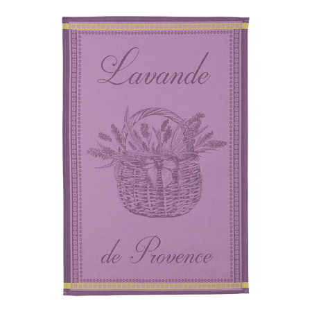 Coucke Panier de Lavande Tea Towel