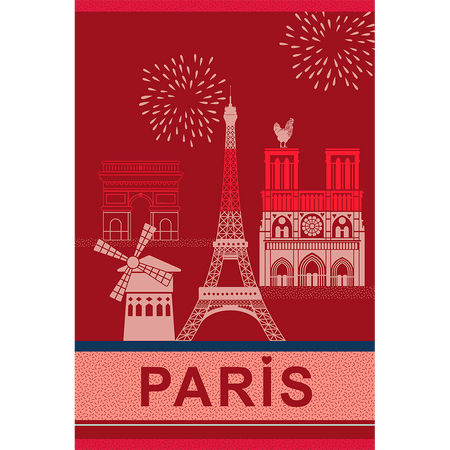 Coucke Paris City Tea Towel