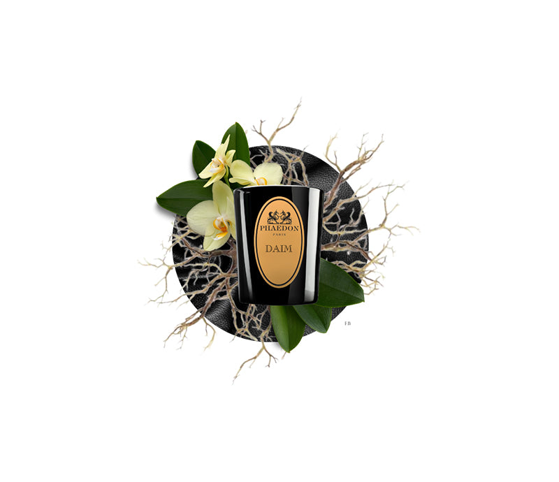 Phaedon Paris Scented Candle 190g Daim