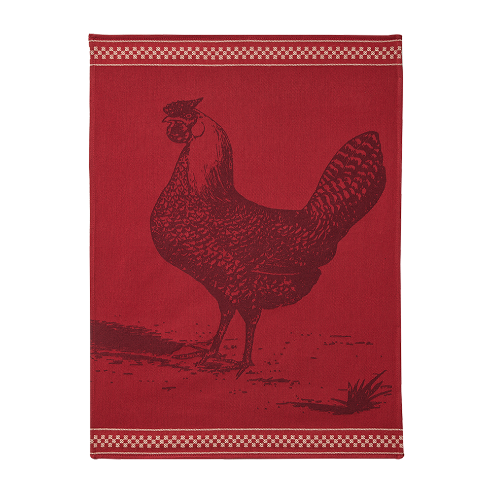 Torchon Coucke Poule Rousse