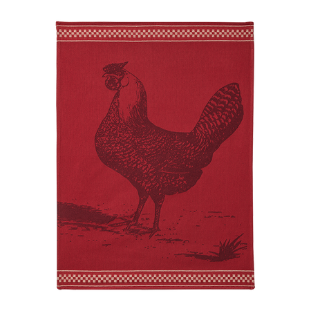Coucke Poule Rousse Tea Towel