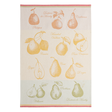 Coucke Variété de Poires Tea Towel