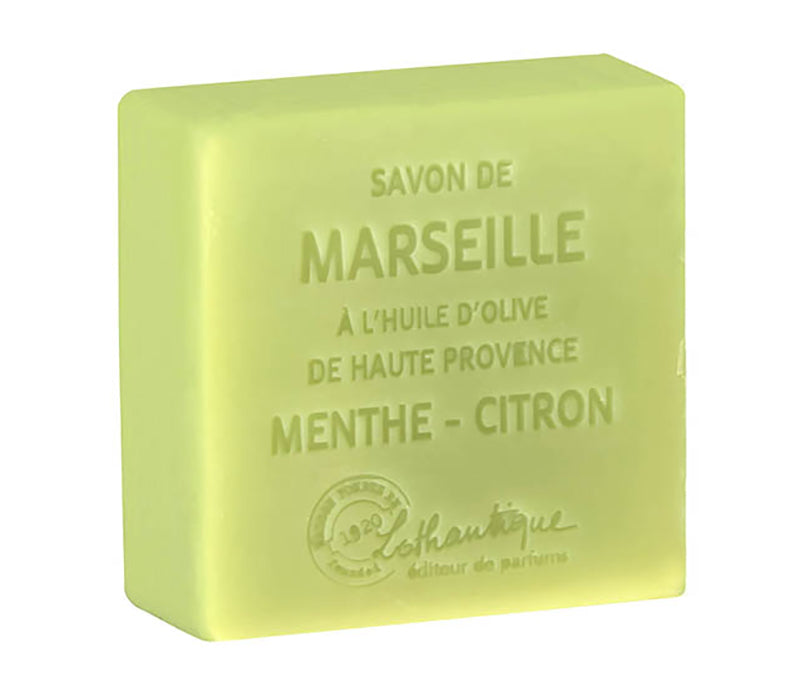 Les Savons de Marseille 100g Savon Menthe-Citron