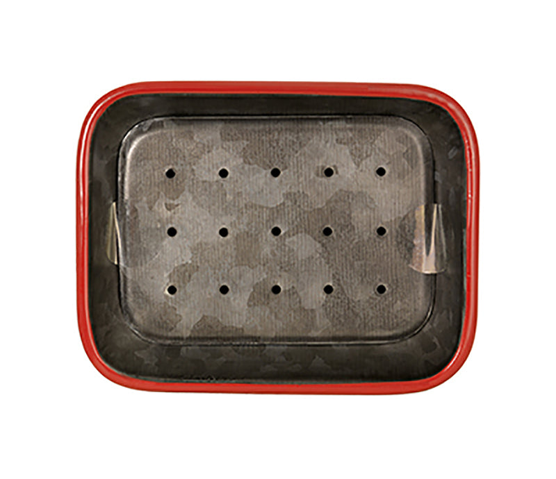 Tadé Grey & Red Soap Dish