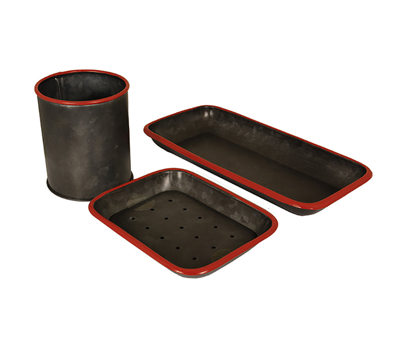 Tadé Grey & Red Bath Tray