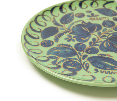 Amalfi Stoneware Dinner Plate - Green