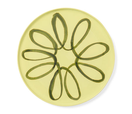 Amalfi Stoneware Service Charger Plate - Lime