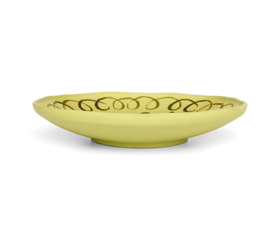 Amalfi Stoneware Dessert Plate - Lime