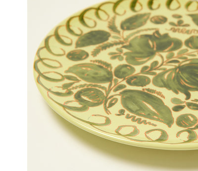 Amalfi Stoneware Dinner Plate - Lime