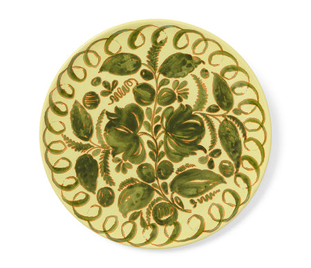 Amalfi Stoneware Dinner Plate - Lime