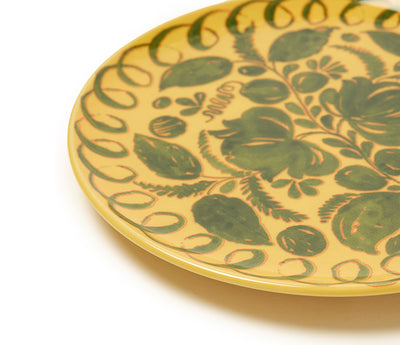 Amalfi Stoneware Dinner Plate - Mustard