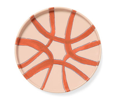 Amalfi Stoneware Appetizer Plate - Pink