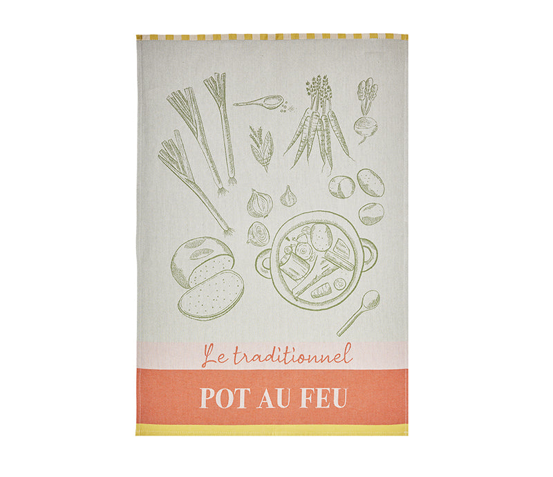 Coucke l'Art du Pot Au Feu Tea Towel