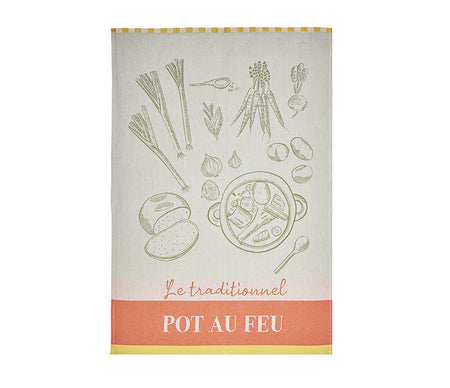 Coucke l'Art du Pot Au Feu Tea Towel