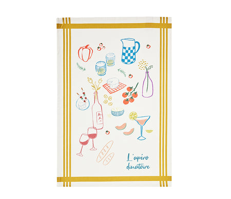Coucke l'Apéro Dinatoire Tea Towel